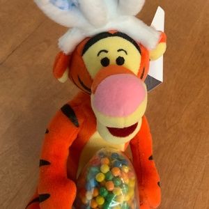 NWT Easter Vintage Disney Winnie the Pooh Plush Tigger Bunny Stuffed